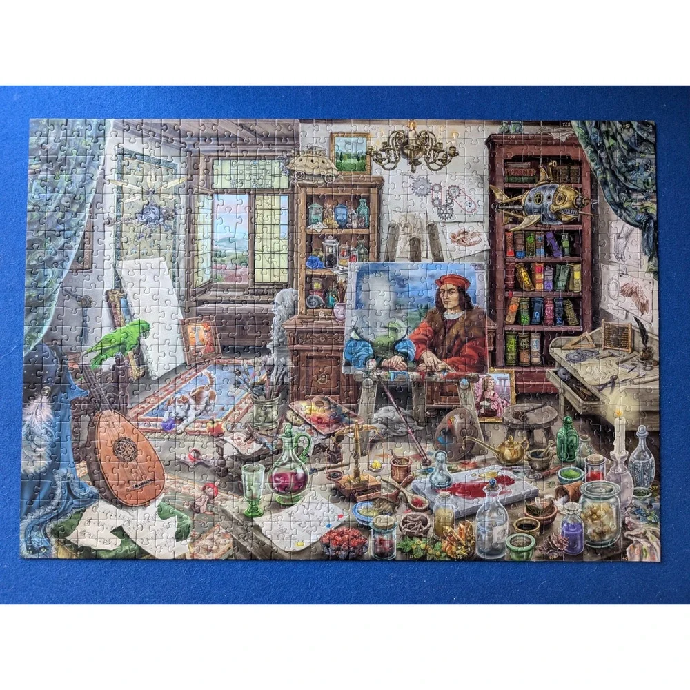 Ravensburger Escape Puzzle 759 Artist Studios Complete Solution Envelope Opened - Picture 2 of 10